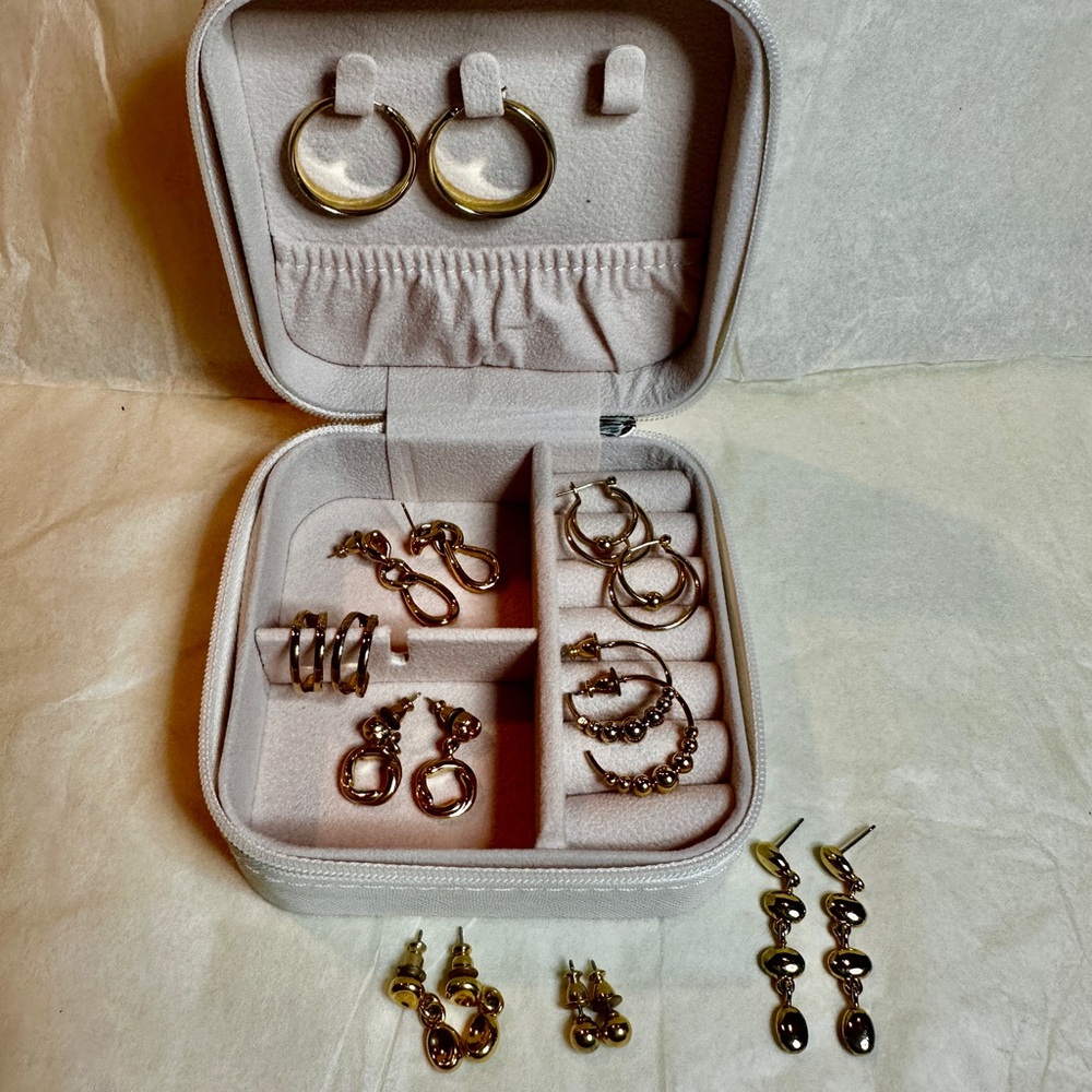 Monet Gold Earring Collection - Picture 3 of 6
